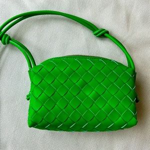 Green crossbody bag / purse